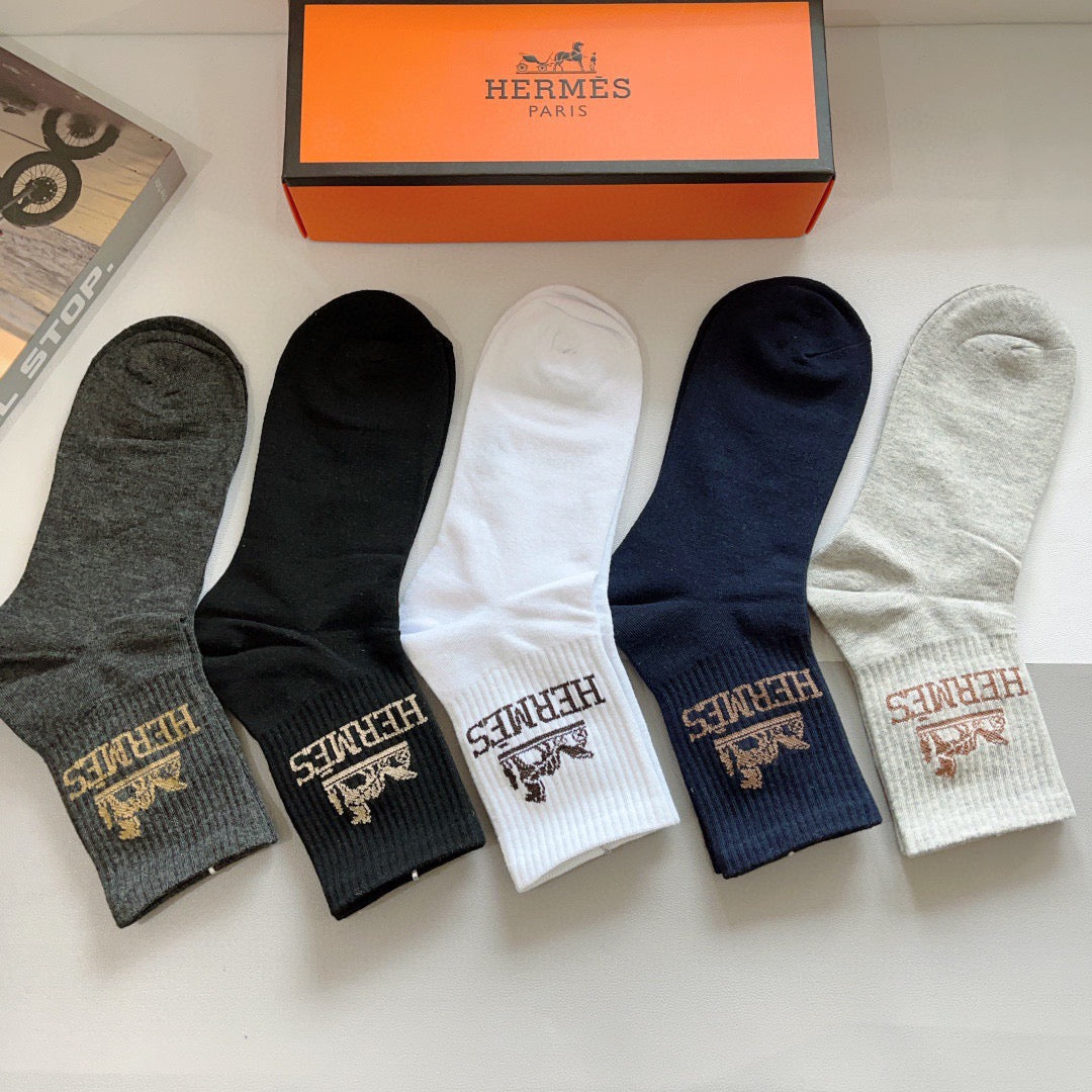 5-Pair Comfort Socks Set (1 BOX)-199